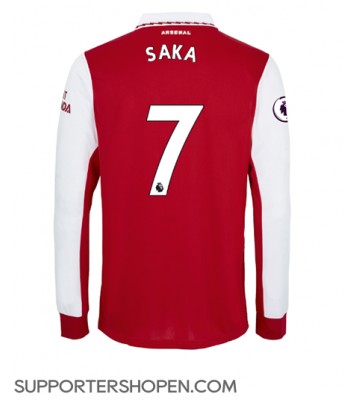 Arsenal Bukayo Saka #7 Hemma Matchtröja 2022-23 Långärmad
